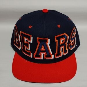 RARE! Bears Vintage Embroidered Logo Snap Back Cap 100% Wool (Office)